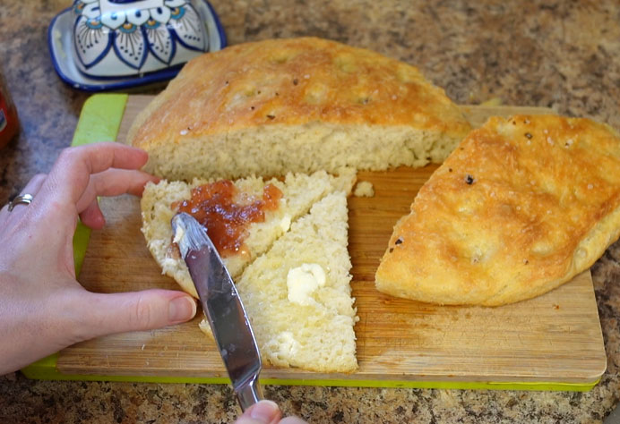 Easy focaccia bread recipe | biblical homemaking | bread recipe focaccia